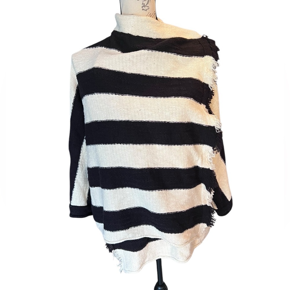Anthropologie (Moth)Fringed and Striped Cardigan - Picture 7 of 10